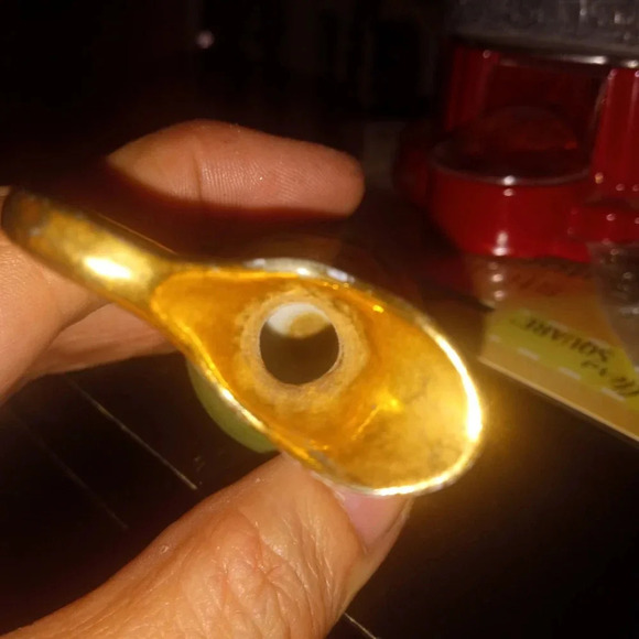 Mini Vase Pitcher Ucagco Japan Hand Painted Pink Flower Vintage Design 21/4x - Picture 4 of 7